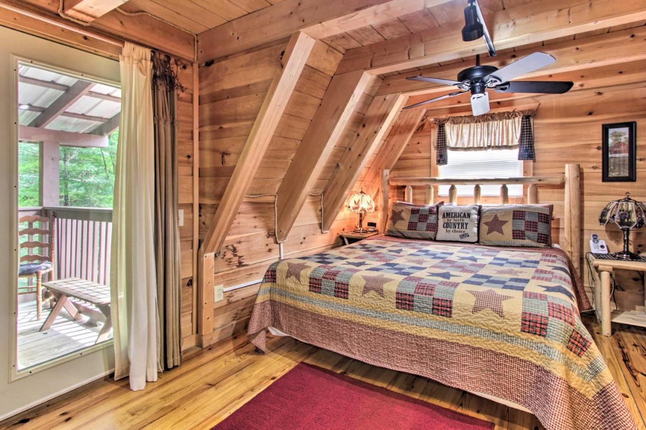 A-Frame Cabin With Hot Tub Less Than 1 Mi To Ober Gatlinburg Villa Ngoại thất bức ảnh