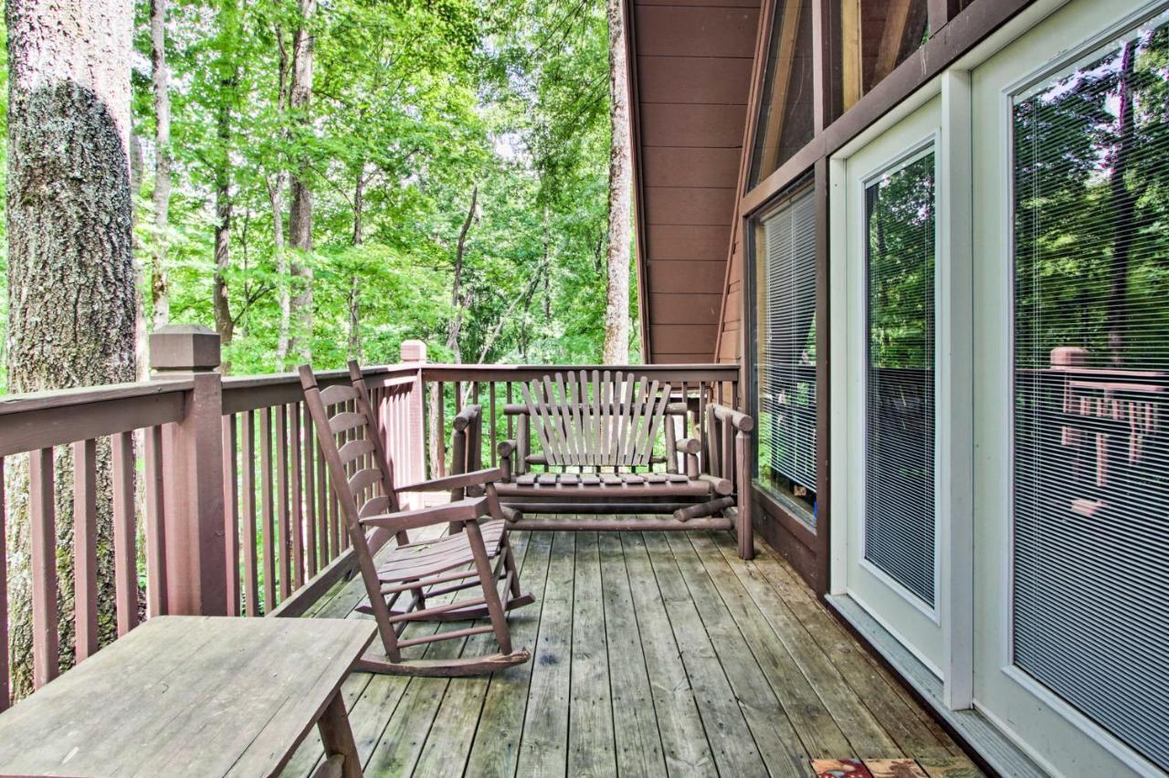 A-Frame Cabin With Hot Tub Less Than 1 Mi To Ober Gatlinburg Villa Ngoại thất bức ảnh