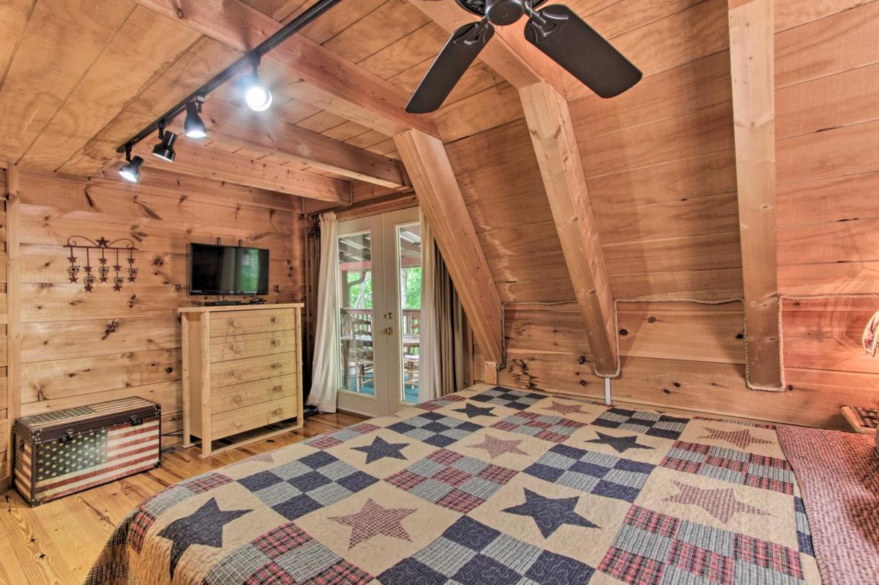 A-Frame Cabin With Hot Tub Less Than 1 Mi To Ober Gatlinburg Villa Ngoại thất bức ảnh