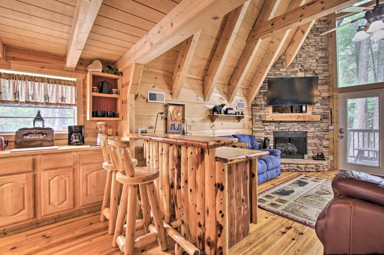 A-Frame Cabin With Hot Tub Less Than 1 Mi To Ober Gatlinburg Villa Ngoại thất bức ảnh